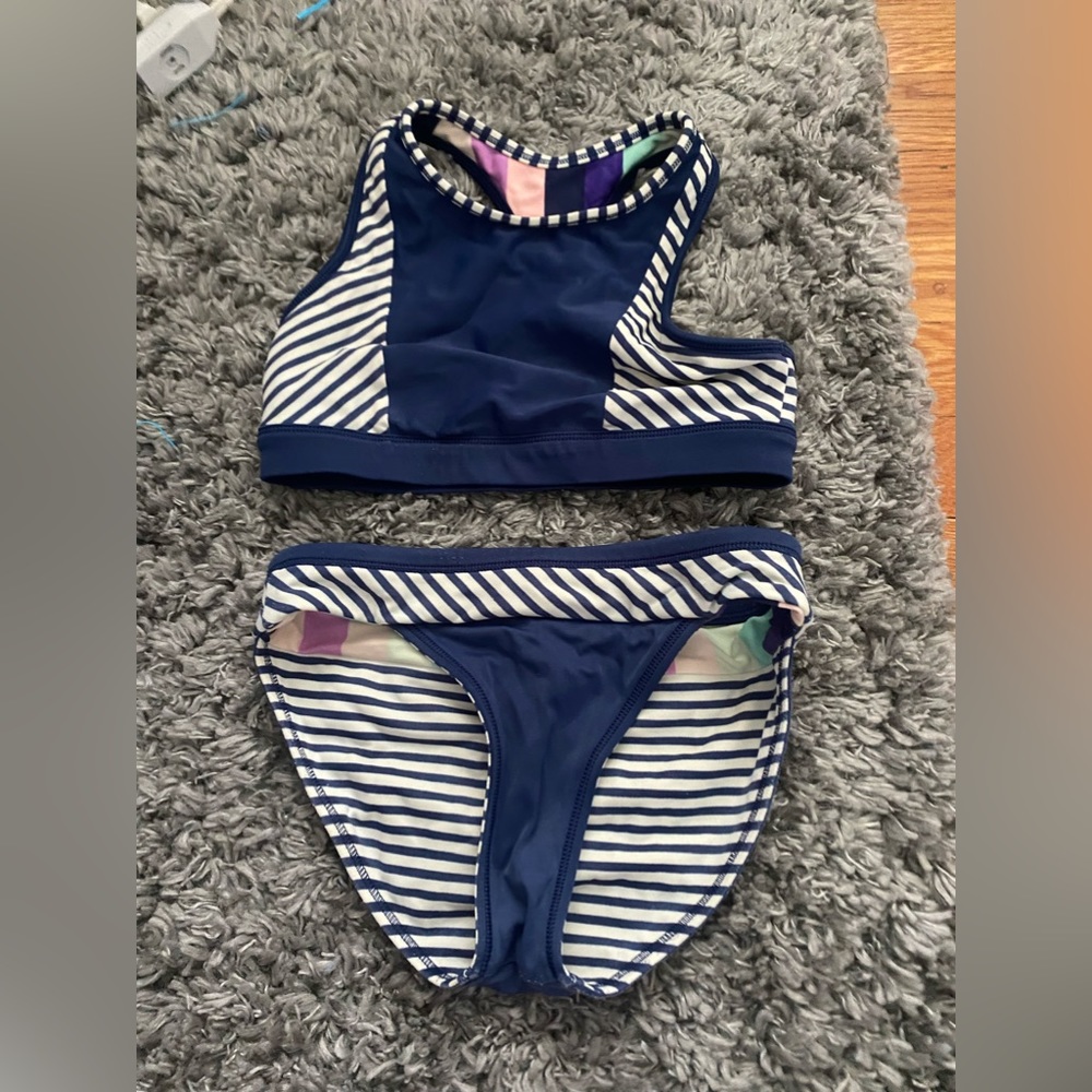 Athleta girl swim suit and shorts